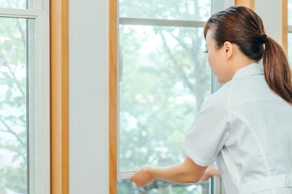 待合室、診察室の換気