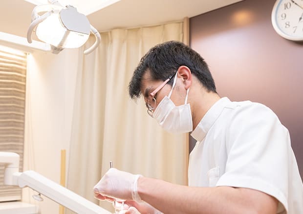 痛みの少ない、怖くない治療